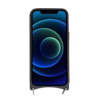 Bouletta Phone Case Saff iPhone 12 Pro Max Leather Case with Shoulder Strap Premium Koruma