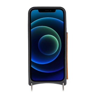 Bouletta Phone Case Saff iPhone 12 Pro Max Leather Case with Shoulder Strap Premium Koruma