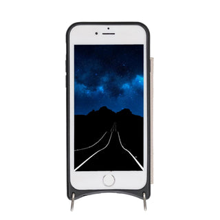 Bouletta Phone Case Saff iPhone SE / 8 / 7 Leather Case with Shoulder Strap Premium Koruma