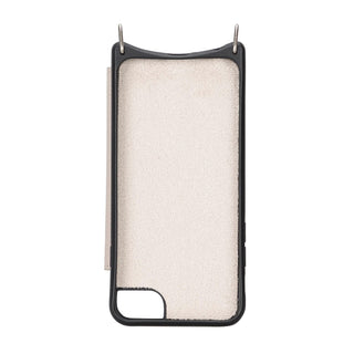 Bouletta Phone Case Saff iPhone SE / 8 / 7 Leather Case with Shoulder Strap Premium Koruma