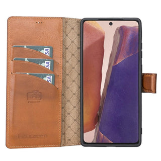 Bouletta Cep Telefonu Kılıfları Note 20 / Taba Samsung Galaxy Note 20 Serisi Cüzdanlı Deri Kılıf Premium Koruma
