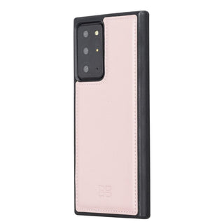 Bouletta Cep Telefonu Kılıfları Note 20 Ultra / Pembe Samsung Galaxy Note 20 Serisi Deri Arka Kapak Premium Koruma