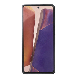 Bouletta Cep Telefonu Kılıfları Samsung Galaxy Note 20 Serisi Kartlıklı Deri Arka Kapak Premium Koruma