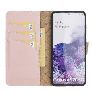 Bouletta Cep Telefonu Kılıfları Samsung Galaxy S20 Serisi Çıkarılabilir Cüzdanlı Deri Kılıf Premium Koruma
