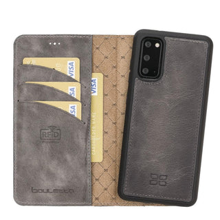Bouletta Cep Telefonu Kılıfları Samsung Galaxy S20 Serisi Çıkarılabilir Cüzdanlı Deri Kılıf Premium Koruma