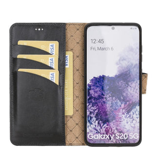 Bouletta Cep Telefonu Kılıfları Samsung Galaxy S20 Serisi Çıkarılabilir Cüzdanlı Deri Kılıf Premium Koruma