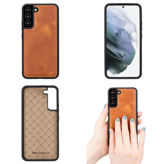 Bouletta Cep Telefonu Kılıfları Samsung Galaxy S22 Serisi Deri Arka Kapak Premium Koruma
