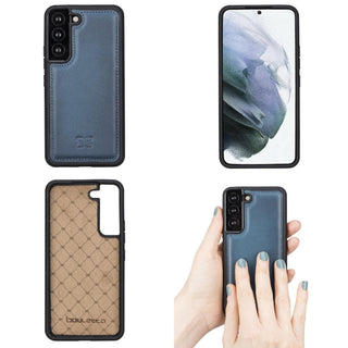 Bouletta Cep Telefonu Kılıfları Samsung Galaxy S22 Serisi Deri Arka Kapak Premium Koruma