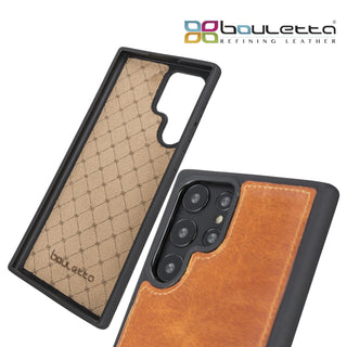 Bouletta Cep Telefonu Kılıfları Samsung Galaxy S22 Serisi Deri Arka Kapak Premium Koruma