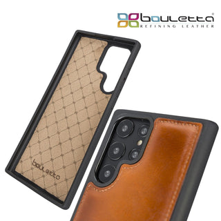 Bouletta Cep Telefonu Kılıfları Samsung Galaxy S22 Serisi Deri Arka Kapak Premium Koruma