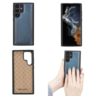 Bouletta Cep Telefonu Kılıfları Samsung Galaxy S22 Serisi Deri Arka Kapak Premium Koruma