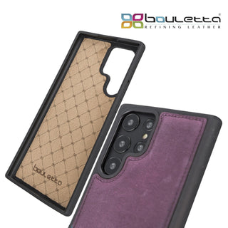 Bouletta Cep Telefonu Kılıfları Samsung Galaxy S22 Serisi Deri Arka Kapak Premium Koruma