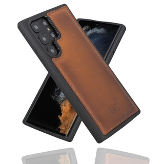 Bouletta Cep Telefonu Kılıfları Samsung Galaxy S22 Ultra / Taba Samsung Galaxy S22 Serisi Deri Arka Kapak Premium Koruma
