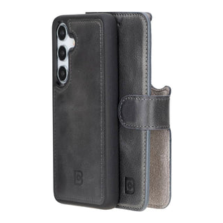 Bouletta Cep Telefonu Kılıfları Samsung Galaxy S24 Serisi Cüzdanlı Çıkarılabilir Deri Kılıf Premium Koruma