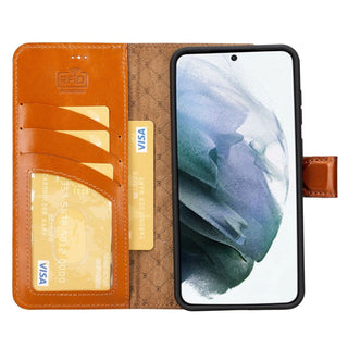 Bouletta Deri Galaxy S25 Plus Kılıfı Samsung Galaxy S25 Plus Cüzdanlı Çıkarılabilir Deri Kılıf Premium Koruma