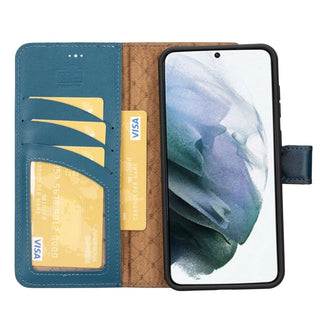 Bouletta Deri Galaxy S25 Plus Kılıfı Samsung Galaxy S25 Plus Cüzdanlı Çıkarılabilir Deri Kılıf Premium Koruma