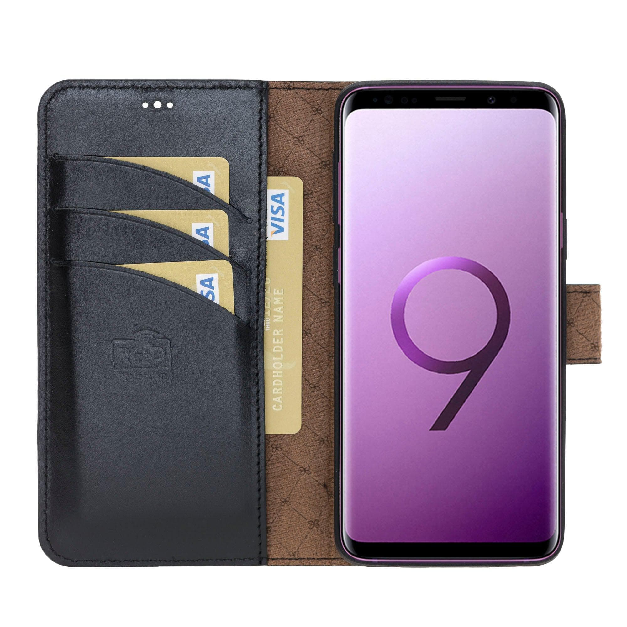 Samsung Galaxy S9 Serisi Cüzdanlı Çıkarılabilir Deri Kılıf