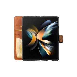 Bouletta Cep Telefonu Kılıfları Samsung Galaxy Z Fold Serisi Cüzdanlı Deri Kılıf Premium Koruma