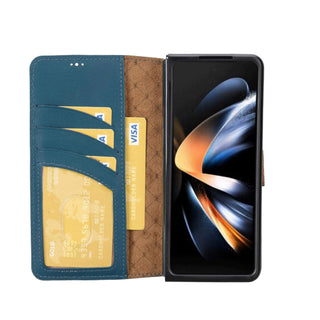 Bouletta Cep Telefonu Kılıfları Samsung Galaxy Z Fold Serisi Cüzdanlı Deri Kılıf Premium Koruma