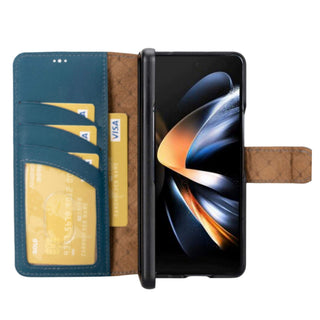 Bouletta Cep Telefonu Kılıfları Samsung Galaxy Z Fold Serisi Cüzdanlı Deri Kılıf Premium Koruma