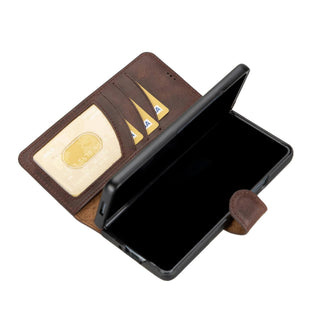 Bouletta Cep Telefonu Kılıfları Samsung Galaxy Z Fold Serisi Cüzdanlı Deri Kılıf Premium Koruma