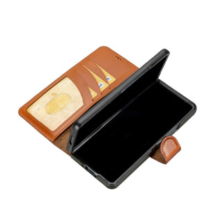 Bouletta Cep Telefonu Kılıfları Samsung Galaxy Z Fold Serisi Cüzdanlı Deri Kılıf Premium Koruma