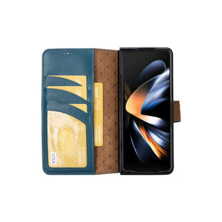 Bouletta Cep Telefonu Kılıfları Samsung Galaxy Z Fold Serisi Cüzdanlı Deri Kılıf Premium Koruma