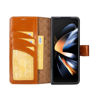Bouletta Cep Telefonu Kılıfları Samsung Galaxy Z Fold Serisi Cüzdanlı Deri Kılıf Premium Koruma