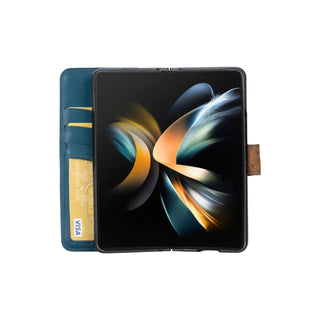 Bouletta Cep Telefonu Kılıfları Samsung Galaxy Z Fold Serisi Cüzdanlı Deri Kılıf Premium Koruma