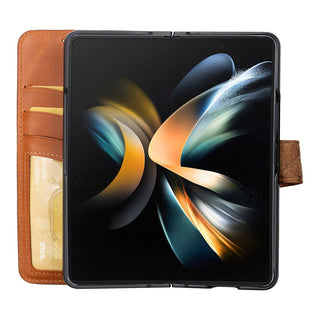 Bouletta Cep Telefonu Kılıfları Samsung Galaxy Z Fold Serisi Cüzdanlı Deri Kılıf Premium Koruma