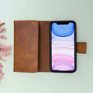 Bouletta Phone Case Santa iPhone 11 Pro Leather Detachable Wallet Case Premium Koruma
