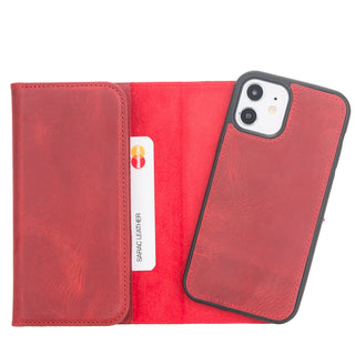 Bouletta Phone Case Santa iPhone 12 Mini Leather Detachable Wallet Case Premium Koruma