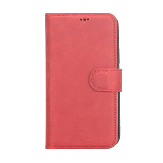 Bouletta Phone Case Santa iPhone 12 Mini Leather Detachable Wallet Case Premium Koruma