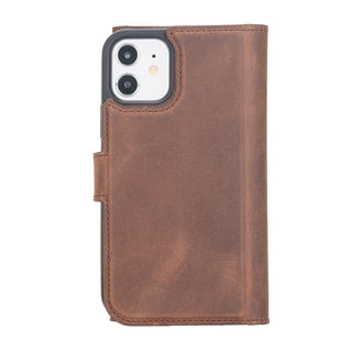 Bouletta Phone Case Santa iPhone 12 Mini Leather Detachable Wallet Case Premium Koruma