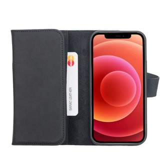 Bouletta Phone Case Santa iPhone 12 Mini Leather Detachable Wallet Case Premium Koruma