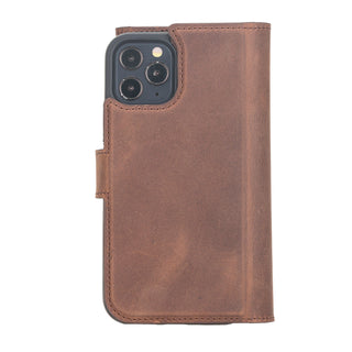 Bouletta Phone Case Santa iPhone 12 Pro Leather Detachable Wallet Case Premium Koruma