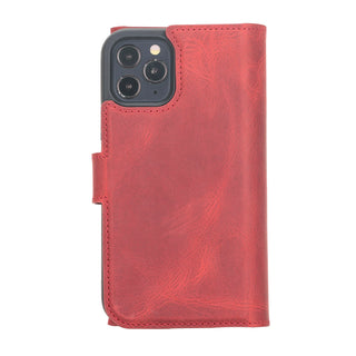 Bouletta Phone Case Santa iPhone 12 Pro Max Leather Detachable Wallet Case Premium Koruma
