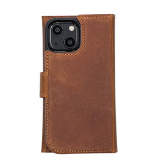 Bouletta Phone Case Santa iPhone 13 Mini Leather Detachable Wallet Case Premium Koruma