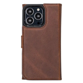 Bouletta Phone Case Santa iPhone 13 Pro Leather Detachable Wallet Case Premium Koruma