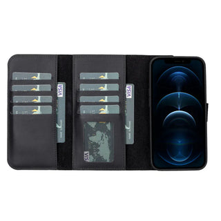 Bouletta Phone Case Santa iPhone 13 Pro Leather Detachable Wallet Case Premium Koruma