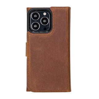 Bouletta Phone Case Santa iPhone 13 Pro Leather Detachable Wallet Case Premium Koruma