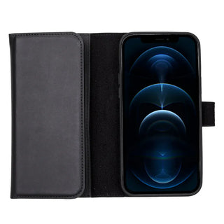 Bouletta Phone Case Santa iPhone 13 Pro Max Leather Detachable Wallet Case Premium Koruma