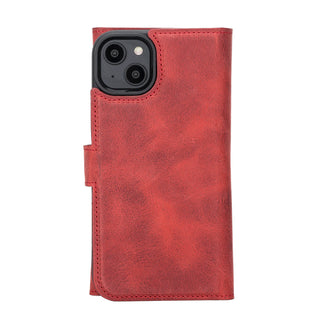 Bouletta Phone Case Santa iPhone 14 Plus Leather Detachable Wallet Case Premium Koruma