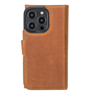 Bouletta Phone Case Santa iPhone 14 Pro Leather Detachable Wallet Case Premium Koruma