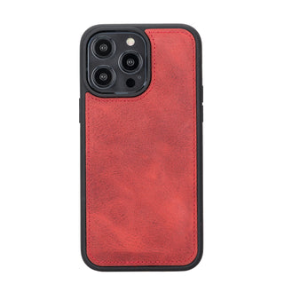 Bouletta Phone Case Red Santa iPhone 14 Pro Max Leather Detachable Wallet Case Premium Koruma