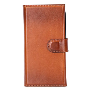 Bouletta Phone Case Tan Santa iPhone 16 Pro Leather Detachable Wallet Case Premium Koruma