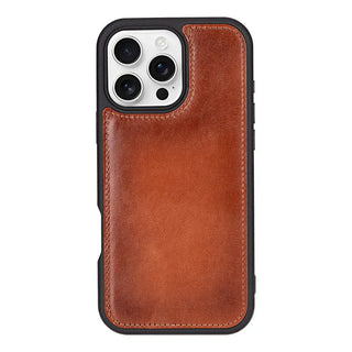 Bouletta Phone Case Tan Santa iPhone 16 Pro Leather Detachable Wallet Case Premium Koruma