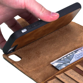 Bouletta Phone Case Santa iPhone SE / 8 / 7 Leather Detachable Wallet Case Premium Koruma