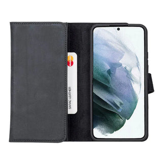 Bouletta Phone Case Santa Samsung Galaxy S22 Plus Leather Detachable Wallet Case Premium Koruma