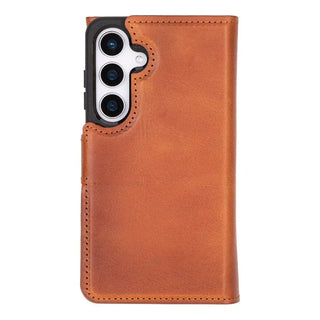 Bouletta Phone Case Moccasin Santa Samsung Galaxy S25 Leather Detachable Wallet Case Premium Koruma
